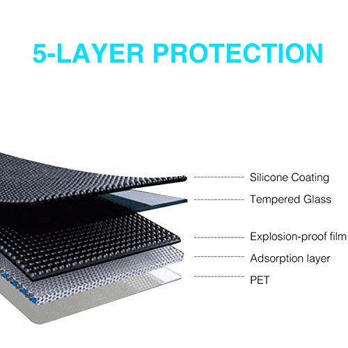 6pcs protetor de tela ultra-claro filme de tela de vidro temperado compatível com câmera gopro hero