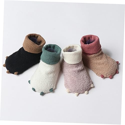 Warm Baby Winter Socks Thickened Plush Toddler Stockings for Boys and Girls Comfortable Non-Slip Mid-Calf Design for Autumn and Winter3