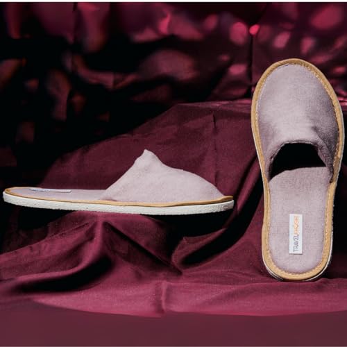 Image of Travelkhushi Soft Comfy Home Slippers For Women & Men For Winter Capet flip flops for Bedroom Indoor Carpet house slides Anti skid Slippers for Winter & Summer
