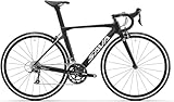 SAVADECK Carbon Road Bike with Shimano SORA R3000 18 Speed Derailleur System,Racing Bicycle with Carbon Fiber Frame Carbon Fork and Double V Brake for Adult.(Black 47cm)