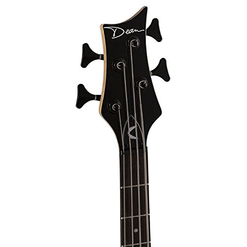 Dean E09 Bass Guitar, Left Handed - Classic Black #TOP3