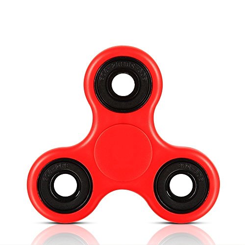 D-JOY Fidget Toy Hand Spinner Red, Stress Reducer Relieve Anxiety and Boredom.