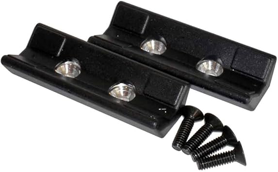 FEEDBACK SPORTS | Black Replacement Clamp Jaws | For Feedback Sports Slide Lock & Spinner Knob Repair Stand Clamp Jaws