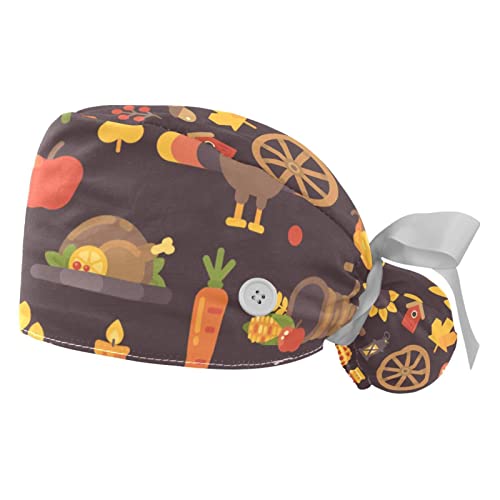Casquettes de travail respirantes JDEZ contre la chaleur en cuisine de Thanksgiving