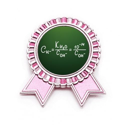Broche Chestry Kowledge Ion Badge Pin Rose : Winner Award Medal en Métal pour Décoration Vêtement