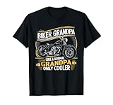 Biker Grandpa Father's Day Like A Normal Grandpa Motorcycle T-Shirt