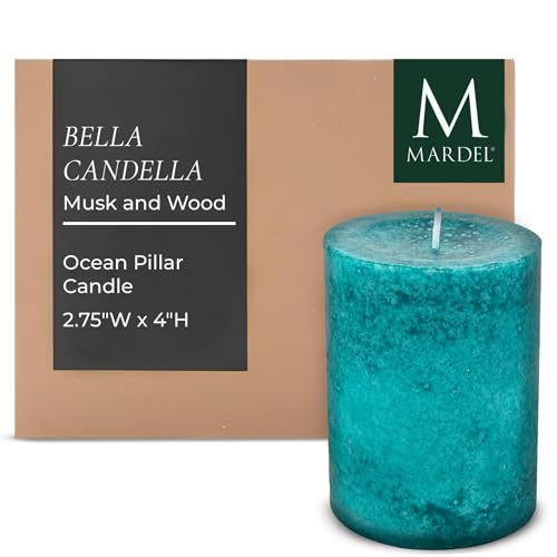 Bella Candella Ocean Pillar Candle
