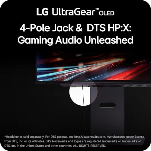 LG 27GX700A-B 27-inch Ultragear QHD (2560 x 1440) OLED Gaming Monitor, 280Hz, 0.03ms, NVIDIA G-Sync, AMD FreeSync Premium Pro, VESA DisplayHDR TrueBlack500, with up to DCI-P3 99.5%, HDMI 2.1, Black - image 6