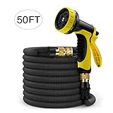 manguera truper 30 metros 【RESISTENTE AL FRÍO Y ANTICONGELANTE】: Debido a que los tubos internos de la manguera extensile son material de látex natural, incluso en el terrible invierno, la temperatura llega hasta -20℃, sin preocuparse por la grieta y fuga de agua del tubo