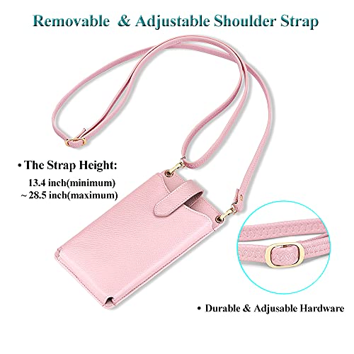 Image of Peacocktion Small Crossbody Cell Phone Purse for Women, Lightweight Mini Small Crossbody Bags for Women with Card Slots