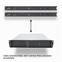 UNYKAch 2128 19 2U Rack Gehäuse Schwarz, Silber (Ablage, Server, SGCC, Micro-ATX, 1 mm) – Ansicht 9
