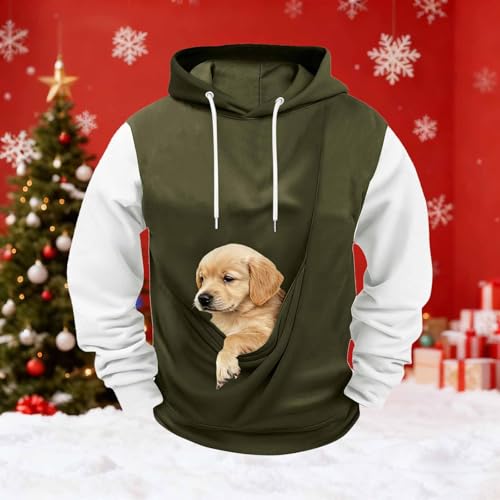 Sweat à capuche avec poche pour chat pull oversize unisexe et décontracté
