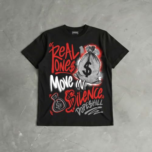 Image of DopeSkill Graphic Tee Streetwear Hip Hop Hypebeast Unisex T-Shirt Sneaker Colour Matching Shirts Inspired Motivation Quotes