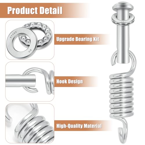 Porch Swing Hanging Springs, Porch Hanging Hammock Chair Egg Chair Swing Hanging Hardware Kit Spring Pin Plug Replacement