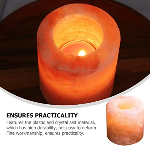 Uonlytech Himalayan Salt Tealight Crystal Salt Candle Holder Himalayan Salt Lamp Salt Table Centerpiece Candle Holders: Natural #TOP5