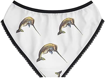 SpreadPassion Narwhal Panties, Narwhal Underwear, Briefs, Cotton Briefs, Funny Underwear, Panties For Women