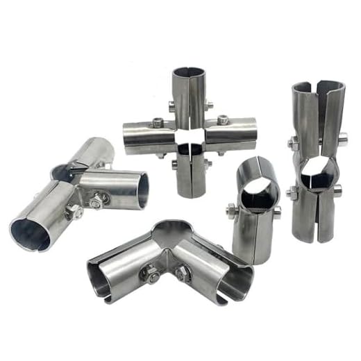 20mm 2 Way Fixed Clamp,Round Tube Connector Durable Carbon Steel Galvanized Pipe Joint Clothes Pipe Fittings & Accessories