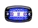 Whelen, V23 Series, LED, Flush Surface Mount Light Head for Warning, Puddle & Takedown, Blue with Black Flange, Part# V23BTPB