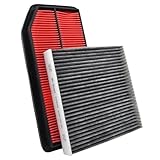 Engine Cabin Air Filter Kit Compatible with Honda Ridgeline 3.5L 2006-2014 17220-RJE-A00