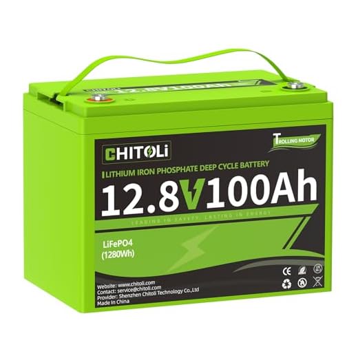 CHITOLI 12V 100Ah TM LiFePO4 Battery, Built in100A BMS, 4000-15000 Deep Cycles, 10-year Lifetime for RV, Trolling Motor, Camping, Marine, Solar, Home Energy Storage