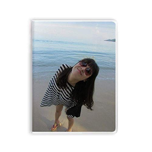 Carnet de notes Ellie Yao couverture souple à motif vague de mer