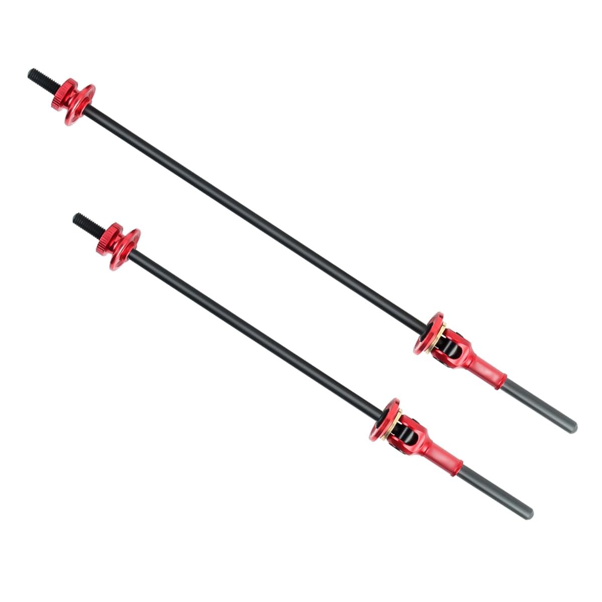 Gurtt Titanium Bicycle QR Skewer Lever MTB Road Bike Wheel Hub Ultralight Carbon Fiber Handle Quick Release Skewer，Red