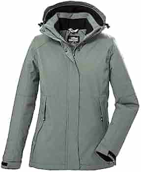 killtec dames Functioneel jack/outdoorjack met afritsbare capuchon KOW 37 WMN JCKT, nachtblau, 44, 39702-000