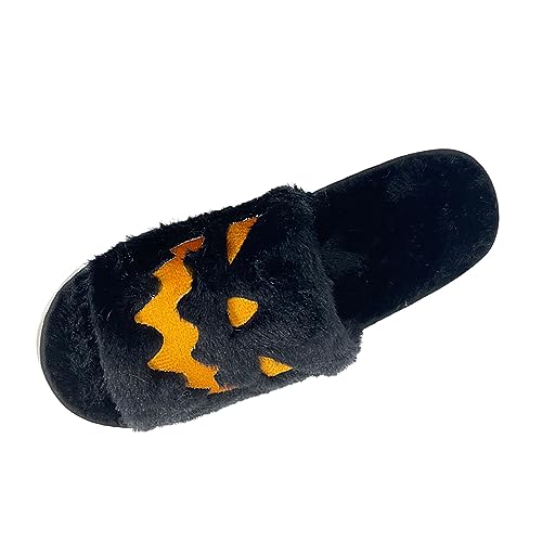 RTPR Zapatillas de casa de espuma de calor de invierno antideslizantes para el hogar, zapatillas de vaca para hombres y mujeres en casa, zapatillas de algodón, dibujos animados, lindo hogar, cálidos,