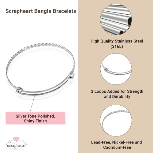 5Th Birthday Bracelet, 5Th Birthday Charm Bracelet, 5 Year Old Daughter Birthday Gift Idea, Fifth Birthday Gift, 5 Year Old Birthday Bangle #TOP4