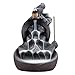 Ceramic Incense Burner Backflow Incense Burner Holder + 10pcs Incense Cones Incense Stick Holder for Home Office Decor