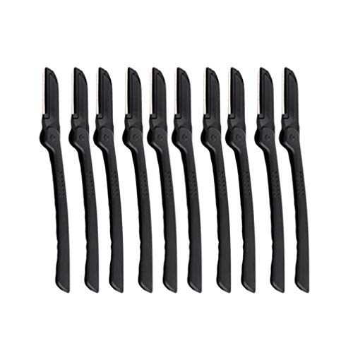 Lurrose 10pcs Eyebrow Razor Portable Professional Eyebrow Shaver