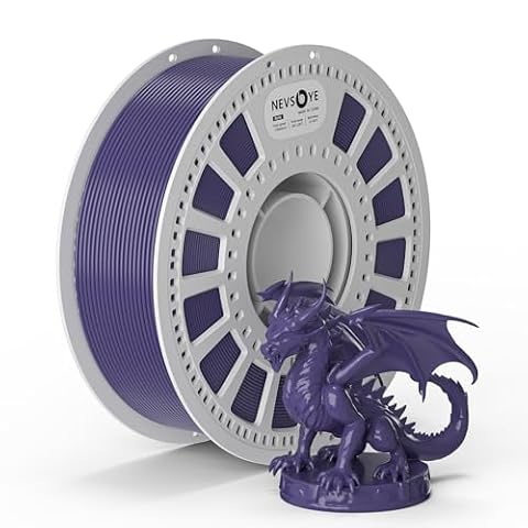 NevsBye Pro & Matte 1.75mm 3D Printing Filament - High Toughness, Finish, ±0.02mm Precision, Optimised for High-Speed Printers, 1.1kg Spool (Purple, PLA Pro (PLA+))