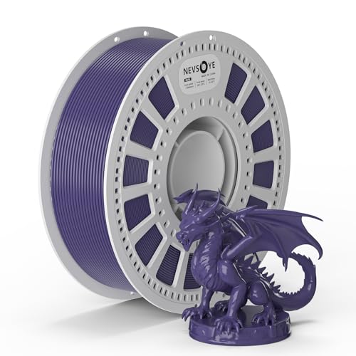 NevsBye Pro & Matte 1.75mm 3D Printing Filament - High Toughness, Finish, ±0.02mm Precision, Optimised for High-Speed Printers, 1.1kg Spool (Purple, PLA Pro (PLA+))