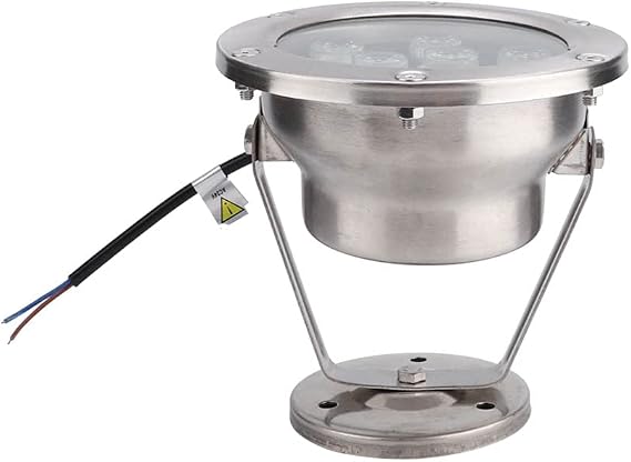 Led水中光rgb屋外防水カラフルな噴水スポットライト24wステンレス鋼ip68 Ac 24v水族館噴水池 3w