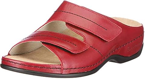Berkemann Damskie kapcie Daria, Czerwone wino czerwone 277, 39.5 EU