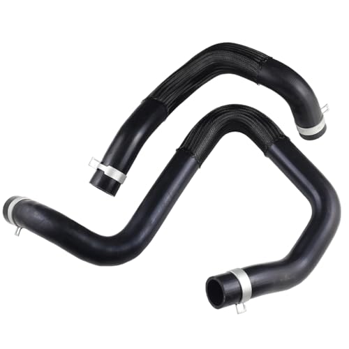 Upper and Lower Radiator Coolant Hose Compatible with Jeep Wrangler 2012-2018, Compatible with Jeep Wrangler JK 2018 3.6L V6, 55111395AE 55111394AC by ZCRCOLN - Used condition - Image 3