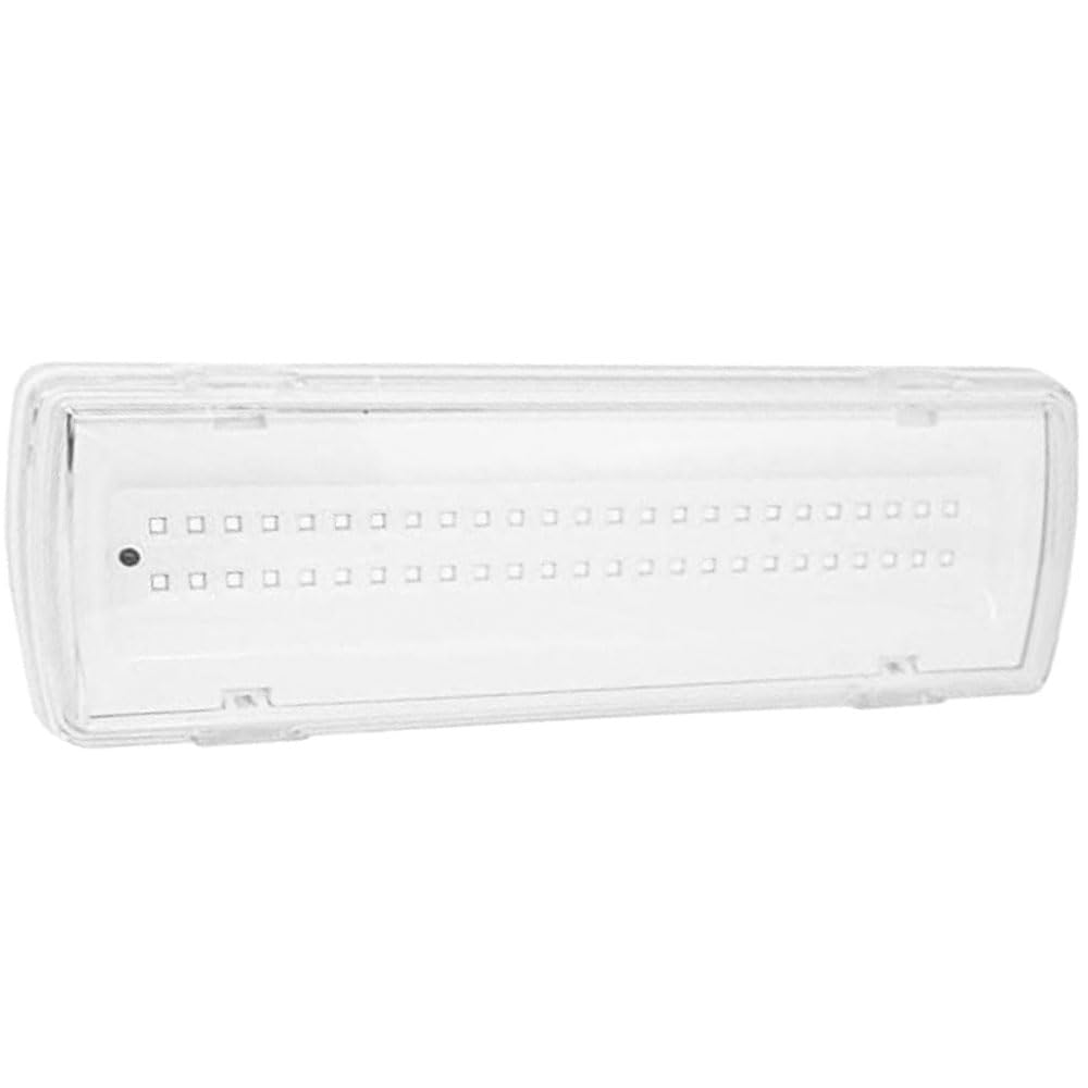 GC GLOBALCOMMERCE Lampada di Emergenza da Parete per Casa con 50 LED, Accensione Automatica e Batteria con Luce Bianca 4 Watt