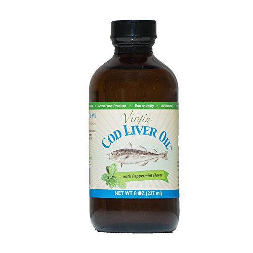 Nutrapro International Virgin Cod Liver Oil - Natural, Wild Caught & Fresh Tasting (Peppermint Flavored) #TOP4