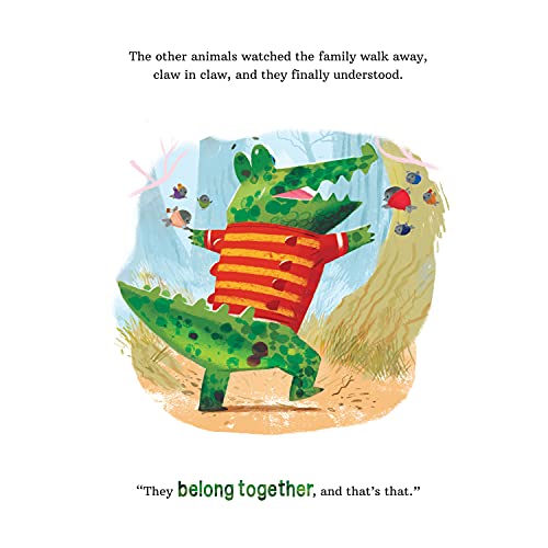 A Crocodile In The Family (Happy Fox Books) A Charming, Heartwarming Children's Picture Book About Blended Families & Adoption, With Messages Of Acceptance, Inclusion, And Belonging, For Kids Ages 4-8 #TOP5