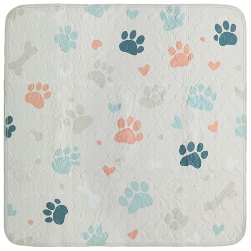 Image of PUPIBOO Washable Pee Pads for Dogs and Cats - Super Absorbent Reusable Puppy Training Pads - 100% Waterproof, Leak-Proof & Non-Slip Whelping Pads for Pet Housebreaking
