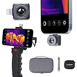Infiray One XH09 Thermal Camera, Thermal Camera and Thermal Monocular All in one 50Hz High Frame Rate 2-15X Zoom 870m Observe Distance 0.04℃ High Sensitivity HD & Highlight Mode-iOS Version