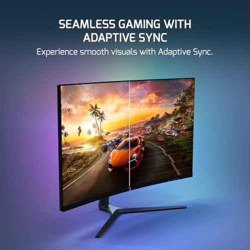 Image of GAMEPOWER T50 27 Inch 1500R Curved Gaming Monitor, 200Hz 1080p Display, Full HD, 0.5ms Response Time, VA Panel, FreeSync, HDR, 125% sRGB, RGB Backlight, Dual Speakers, Zero Frame, HDMI /DP