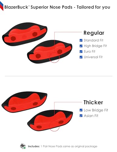Image of BLAZERBUCK Replacement Nose Pads for Oakley Straight Jacket 2007 Sunglass