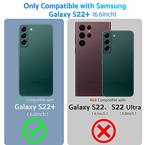 Coque Galaxy S22 Plus Blindée Robuste Béquille Rotative et Protection Téléphone Multicouche - 6