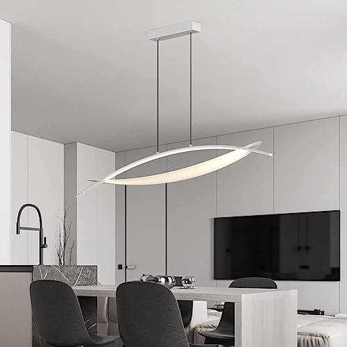 Suspension salle à manger LED dimmable HAZARA lustre salon 100cm