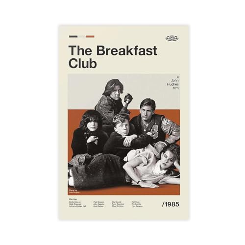 EYEZER Poster der Comedy-Film The Breakfast Club Leinwand Poster Schlafzimmer