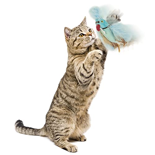 Petlinks HappyNip Blue Beauty Plush Cat Toy, Contains Silvervine & Catnip - Blue, One Size - Image 5