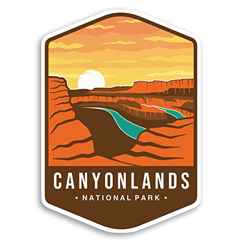 Image of Canyonlands National Park Sticker Decal Notebook Car Laptop 4 inchx5.5 inch (Color)