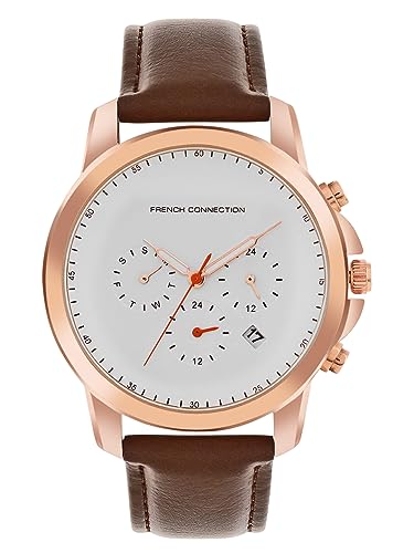 French Connection Spring-Summer 2023 Analog Silver Dial Mens Watch-FCN00054B (B0C6GTZM81) Amazon Price History, Amazon Price Tracker