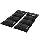 GORILLA SPORTS® Gewichtsmanschetten - 2er Set, Gewichte 1kg, 2kg, 3kg, 4kg, 5kg, 6kg, 7kg, 8kg, 10kg, Verstellbar - Fußgelenkgewichte, Armgewichte, Handgelenkgewichte, Handgelenk, Laufgewichte